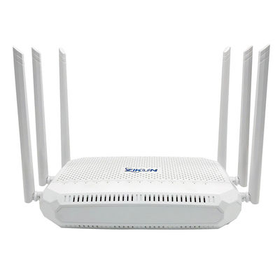 CATV XPON ONU 4GE Dual Band WiFi Fiber Optic ONT SC / APC Connector
