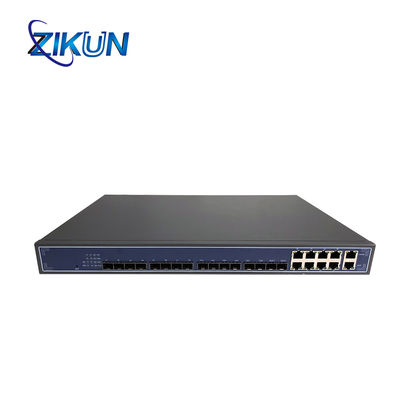 8 PON PORTS GPON EPON OLT Fiber Network Max Distance 20KM FTTH Solution