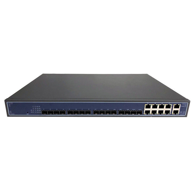 8 PON PORTS GPON EPON OLT Fiber Network Max Distance 20KM FTTH Solution