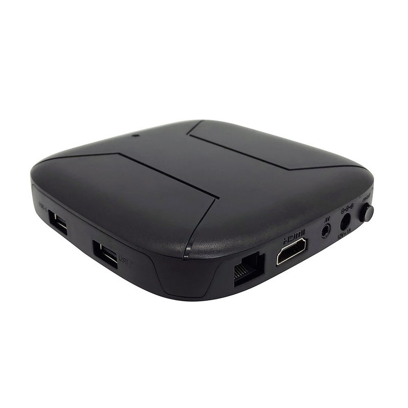 Black Android Smart IPTV Set Top Box Dual Band Wifi TV Receiver 2GB RAM 8GB Flash