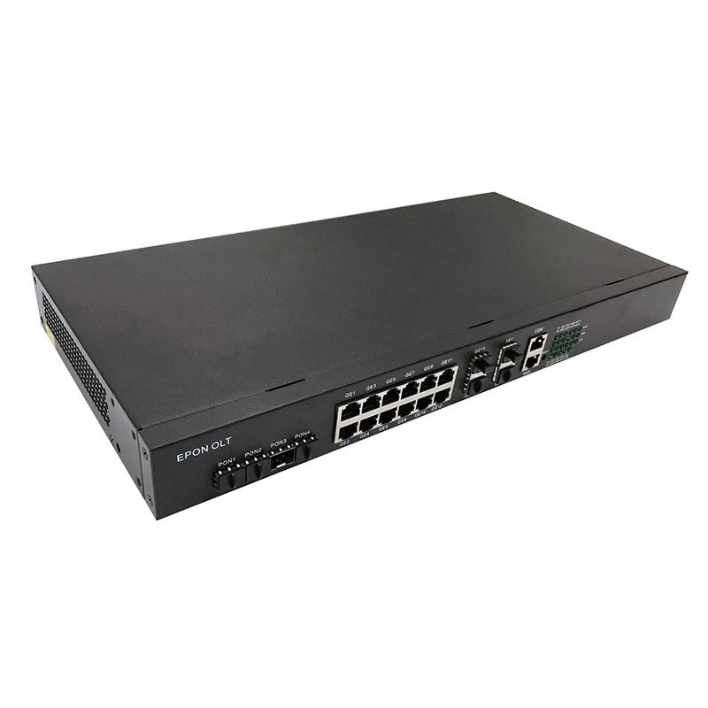 Layer 2 EPON 4 PORT OLT 20KM Auto Discovery With 2GE 2SFP Uplink ONU