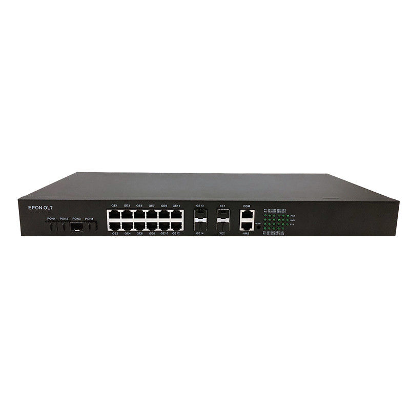 Layer 2 EPON 4 PORT OLT 20KM Auto Discovery With 2GE 2SFP Uplink ONU