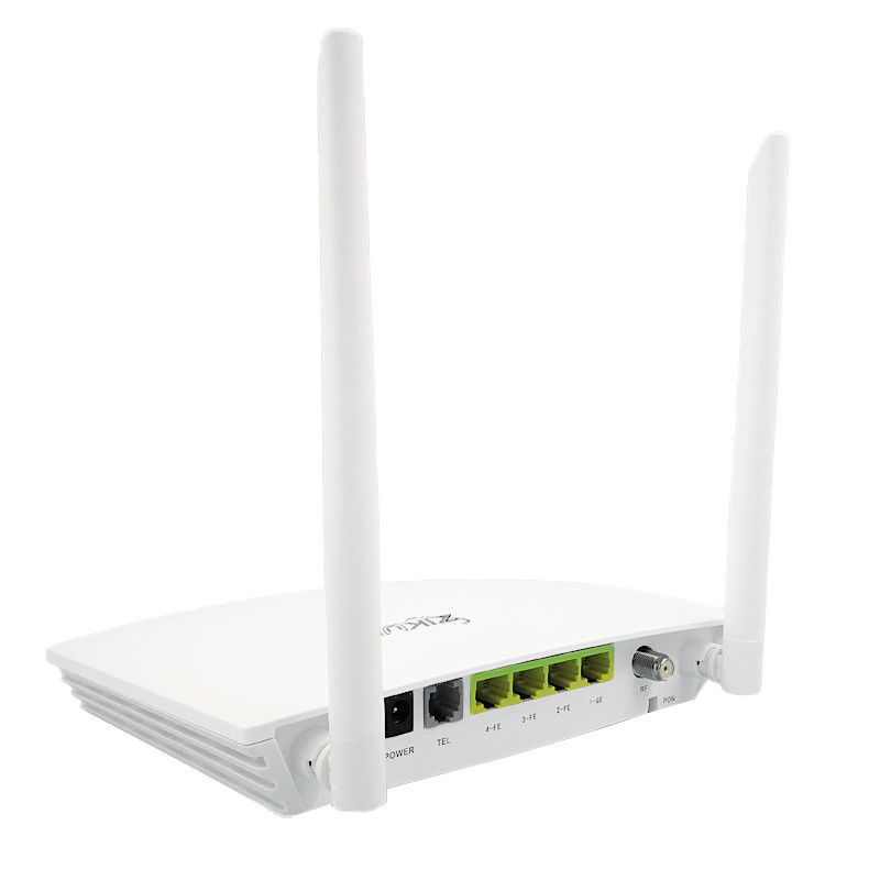 ZC-520T GPON ONU FTTx CATV ONT With 1GE 3FE 1POTS WIFI 1CATV WDM AGC