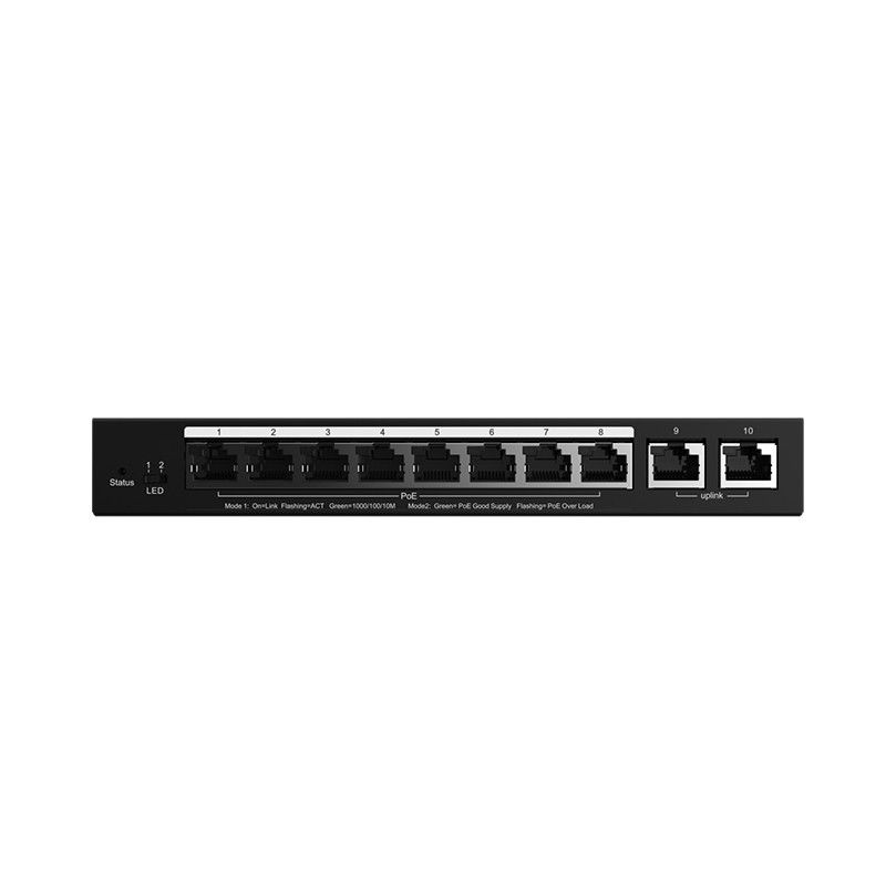 ZC-2010P Gigabit 10 Port Poe Switch Smart Cloud Managed 20 Gbps Switching Capacity