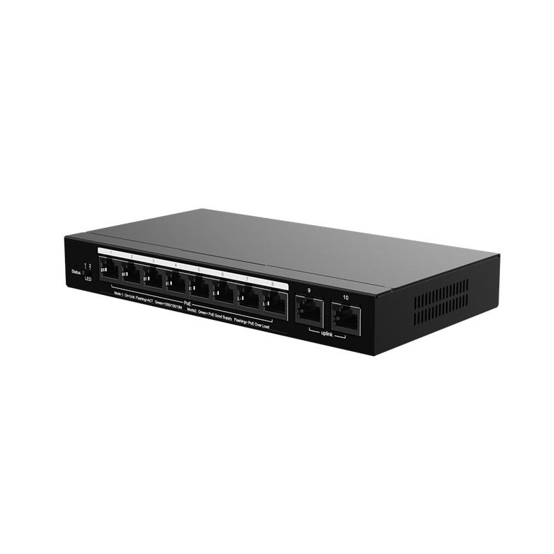 ZC-2010P Gigabit 10 Port Poe Switch Smart Cloud Managed 20 Gbps Switching Capacity
