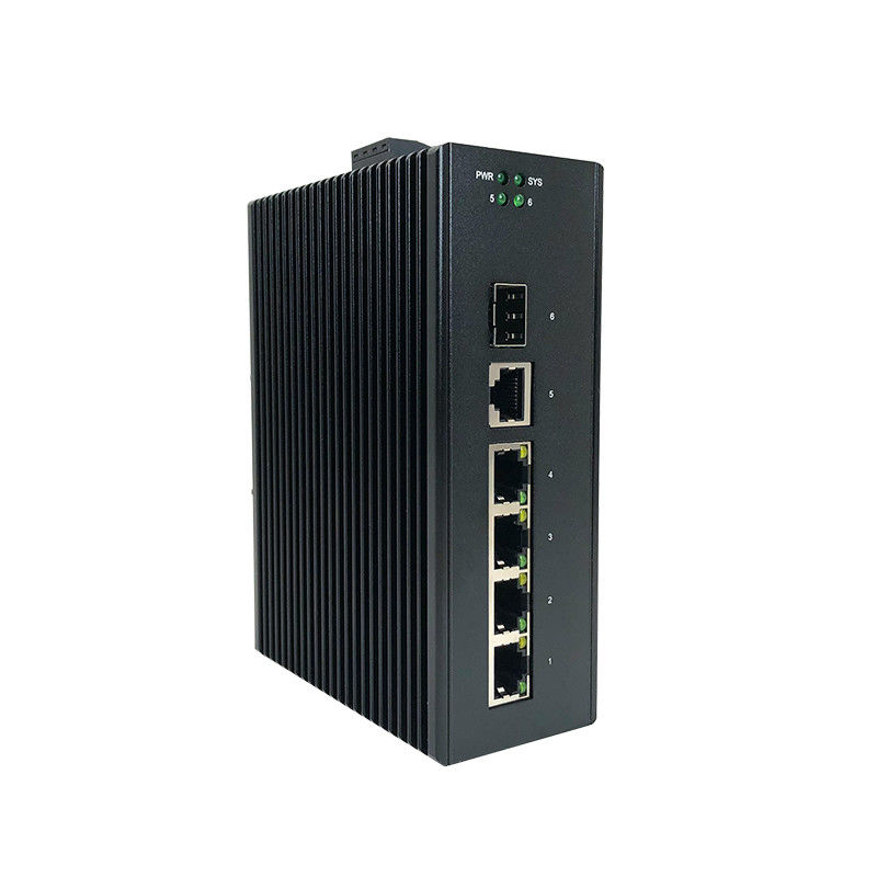6 Ports Unmanaged Industrial Ethernet Switch 20/40/60/80/100KM ZC-S2006G