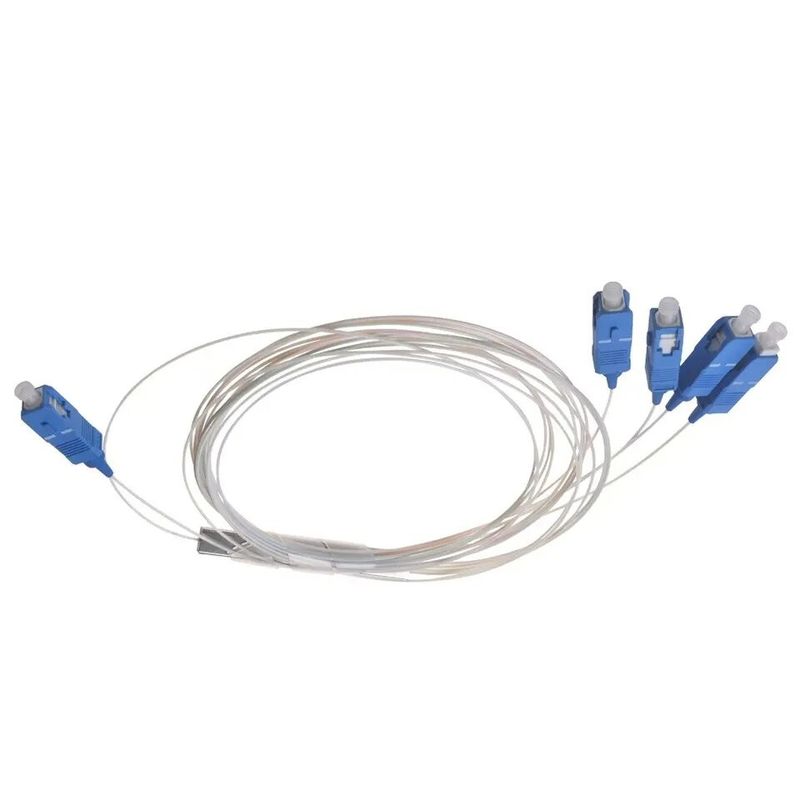 FTTH FTTX PLC Fiber Optic Splitter 1x2 1x4 1x8 1x16 SC / APC Connector