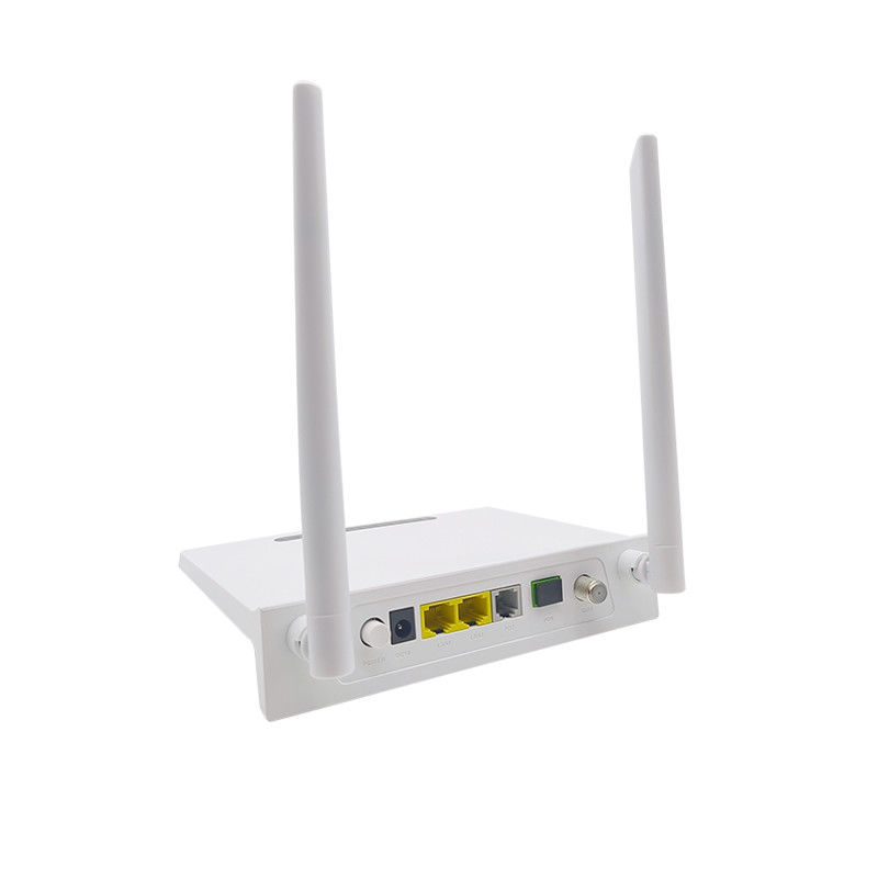 1GE 1FE 1VoIP XPON ONU WIFI CATV WDM AGC GPON ONT With 2 Antennas