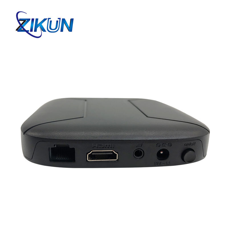 Black Android Smart IPTV Set Top Box Dual Band Wifi TV Receiver 2GB RAM 8GB Flash