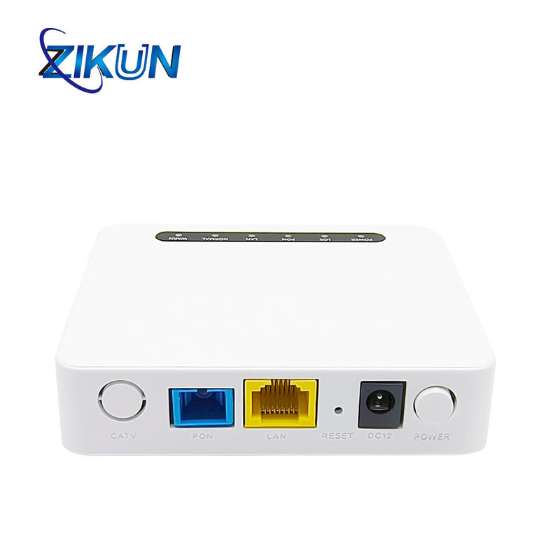 Fiber Optic GPON ONU 1GE DUAL MODE Zikun FTTH ONT GPON System