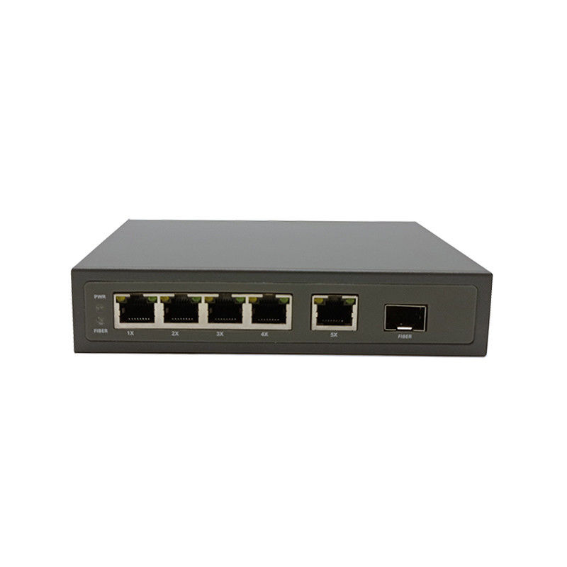 ZC-2006P PoE Switch 4 POE Ports 1 GE SFP+5*GE RJ45 Switching Capacity 12G DC Or AC