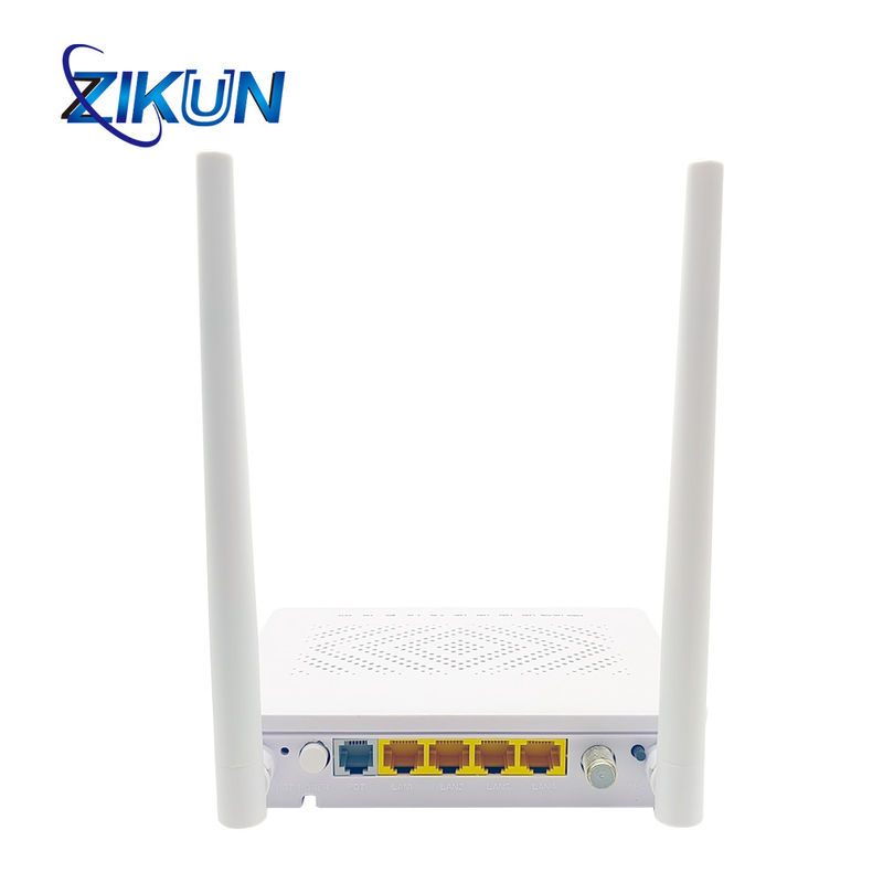 ZIKUN ZC-520T XPON ONU With 1GE 3FE 1POTS 1USB WiFi CATV GPON ONT