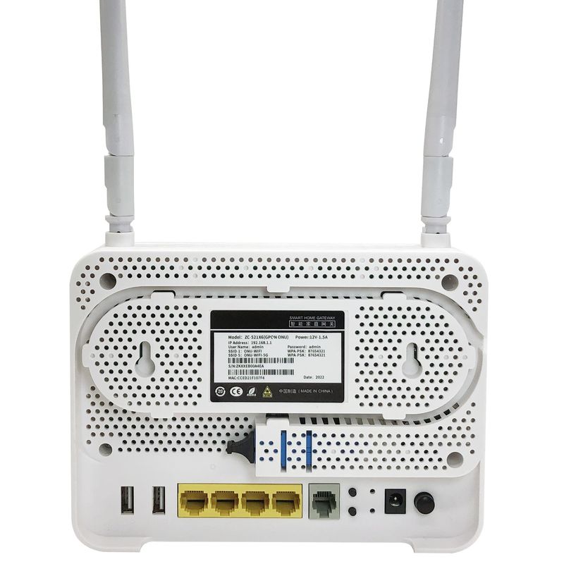 GPON Optical Network Terminal High Speed Internet Access AX1800 WIFI6 ONU Wifi Modem For FTTH